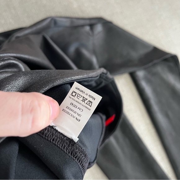 Spanx faux leather leggings black - Picture 3 of 3